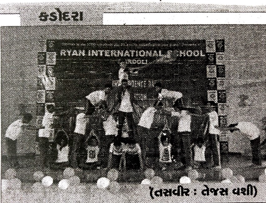 Independence Day was featured in Gujarat Guardian - Ryan International School, Bardoli